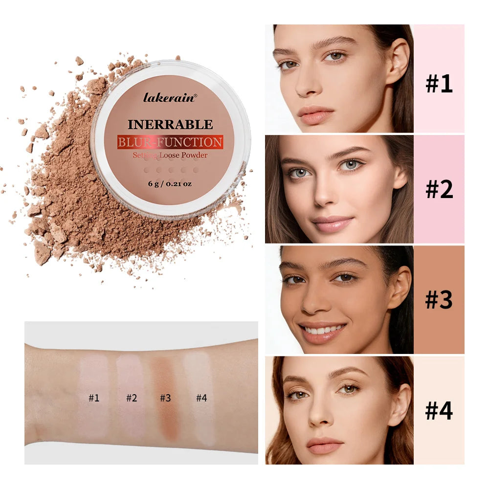 Matte Finish Oil-Control Loose Setting Powder - 2