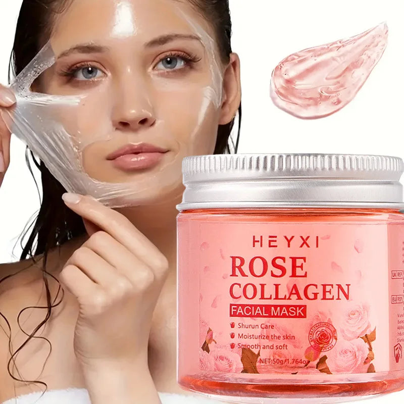 Heyxi Rose Collagen Peel Off Facial Mask Deep Moisturizing Treatment