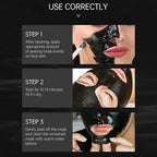 YUITIKUE Black Rice Peel Off Facial Mask for Blackhead Removal and Pores