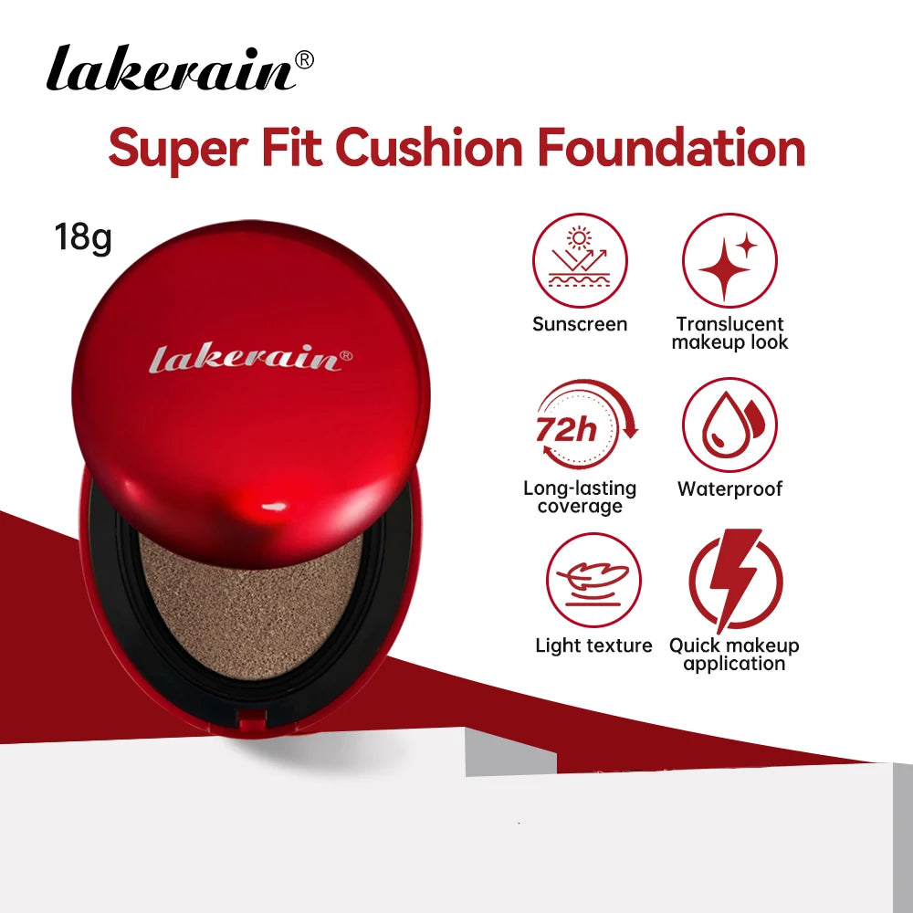 Long-Lasting Semi-Matte Cushion Foundation with Sun Protection
