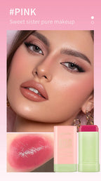 Meidian On The Go Waterproof Blusher Stick Cream Face Makeup