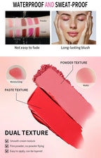 2-in-1 Cream and Powder Blush Palette
