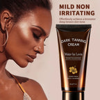 Collagen Coconut Self Tanning Cream Dark Bronzer Moisturizing Lotion