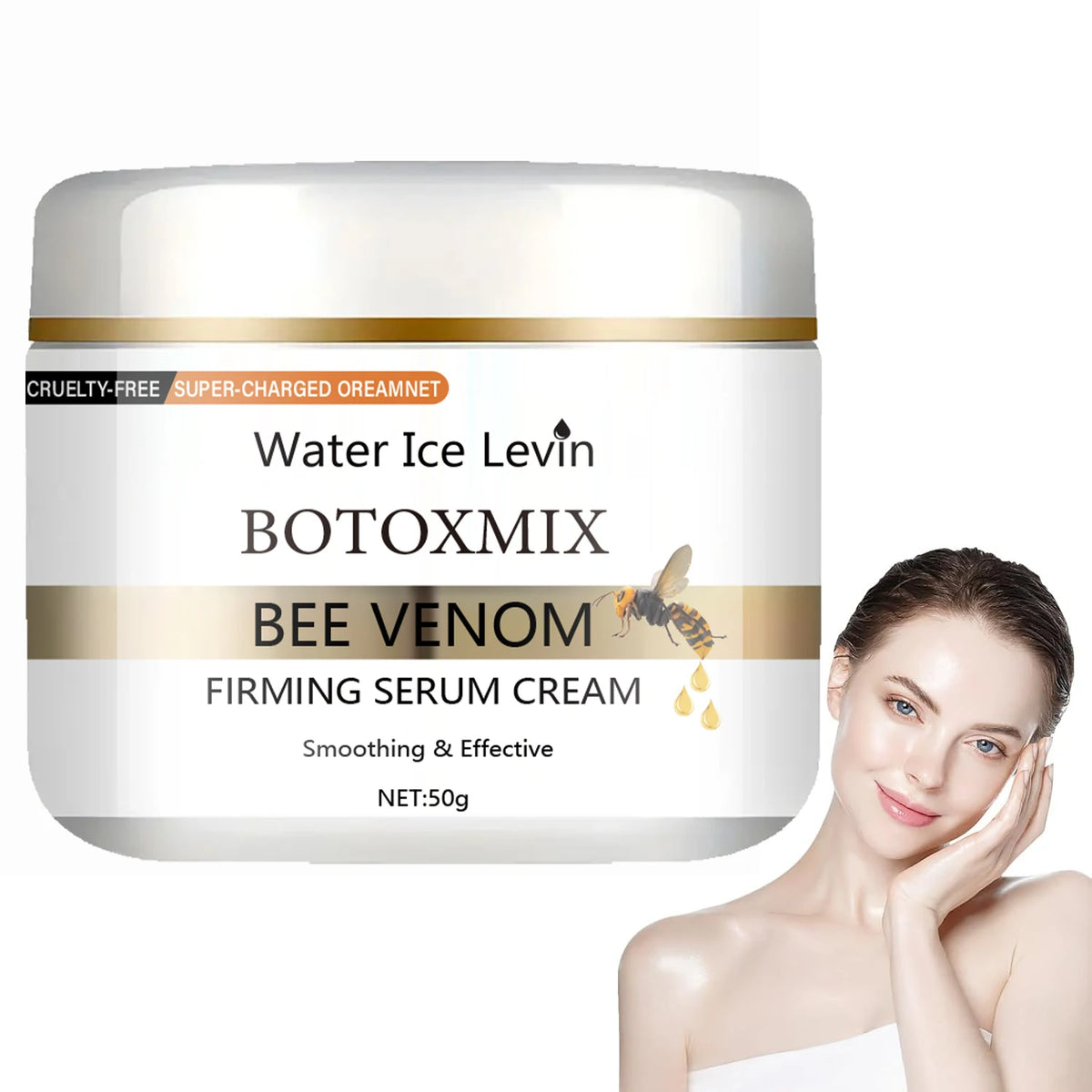 Water Ice Levin Bee Venom Firming Cream Anti Aging Face Moisturizer