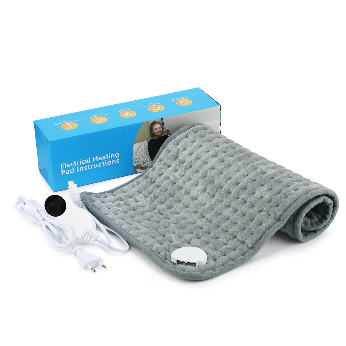Electric Heating Pad for Back and Body Pain Relief