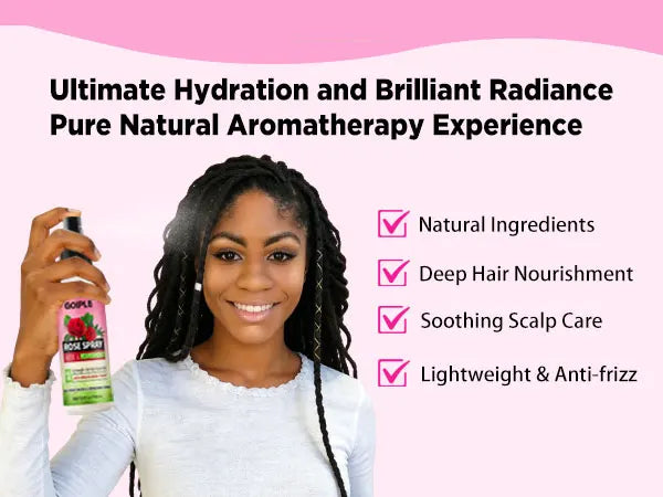 Goiple Rose Mint Hair Styling Set Curl Mousse and Refreshing Spray