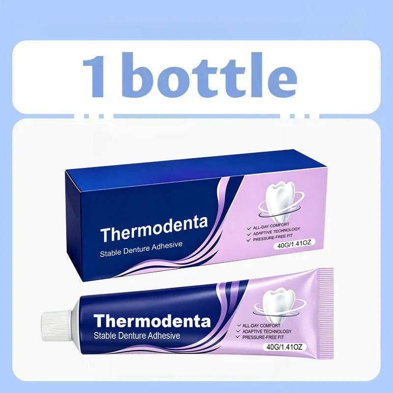 Thermoplastic Denture Adhesive Gel for Comfortable Secure Fit