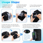 Wireless App-Controlled Heated Shoulder Massager for Muscle Relief