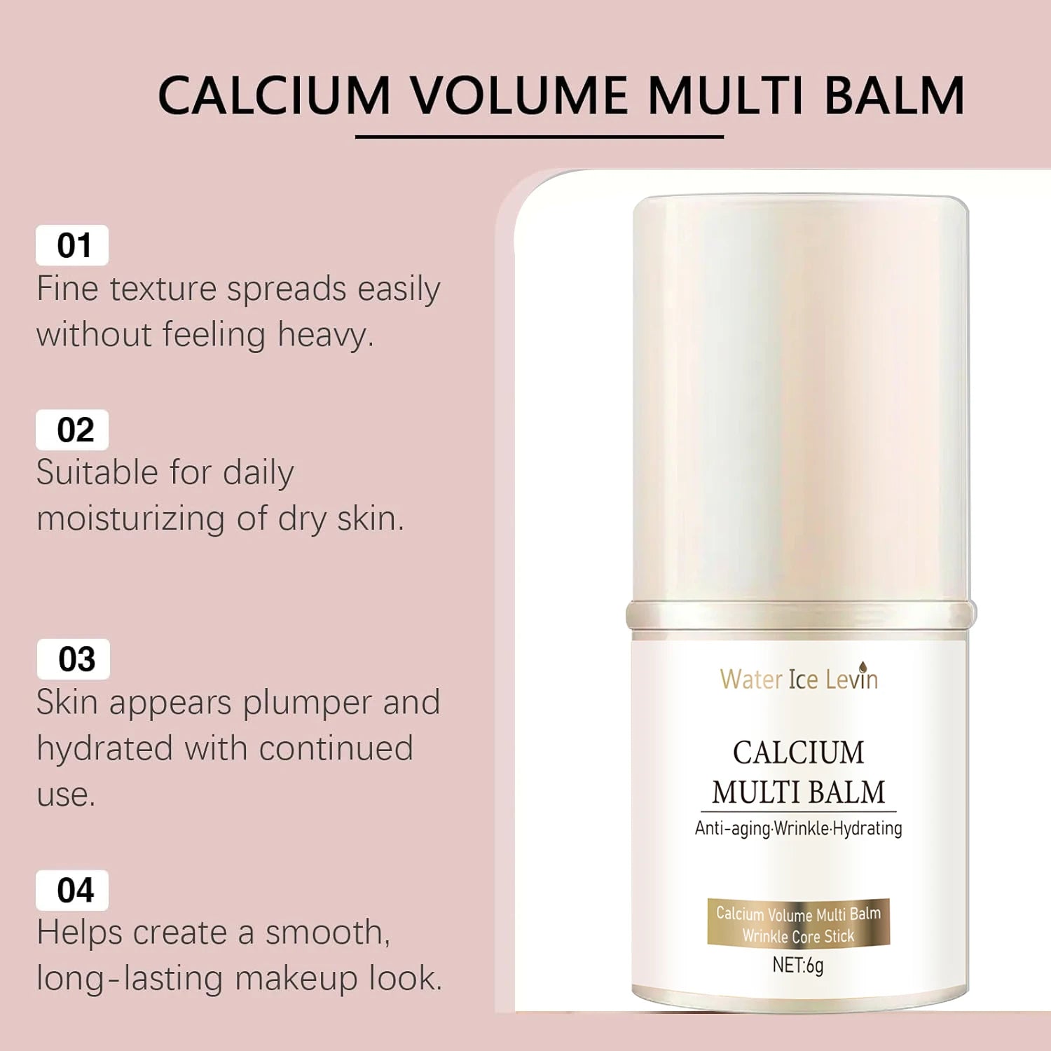 Calcium Hydration Multi Balm Stick Anti Aging Wrinkle Moisturizer - 2