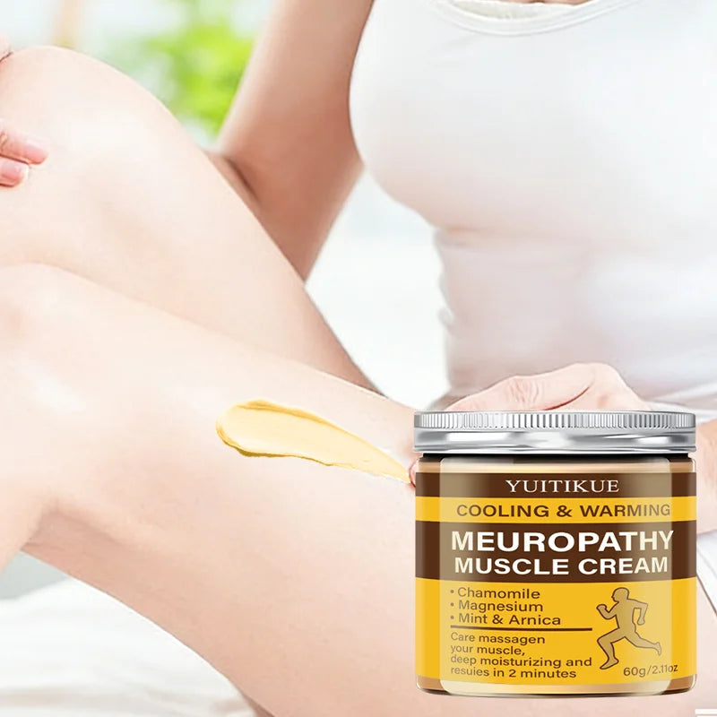 YUITIKUE Neuropathy Muscle Relief Cream Magnesium Arnica Massage Balm