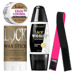 Lockmio Hair Styling Set Edge Control Wax Stick and Lace Wig Glue