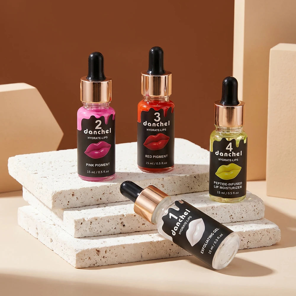 4-Step Lip Care and Tinting Treatment Set