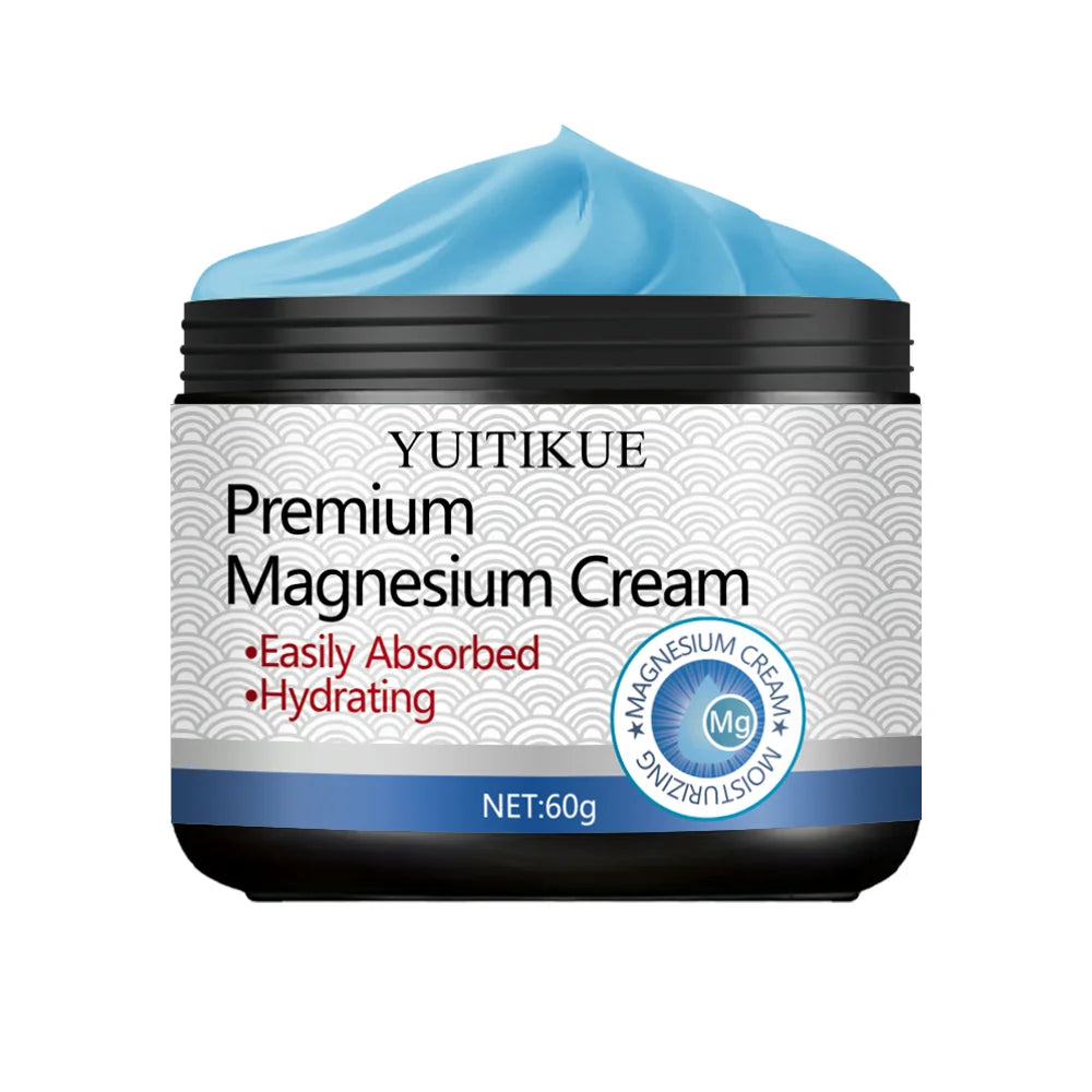 YUITIKUE Magnesium Cream Fast Absorbing Moisturizer for Hands and Feet