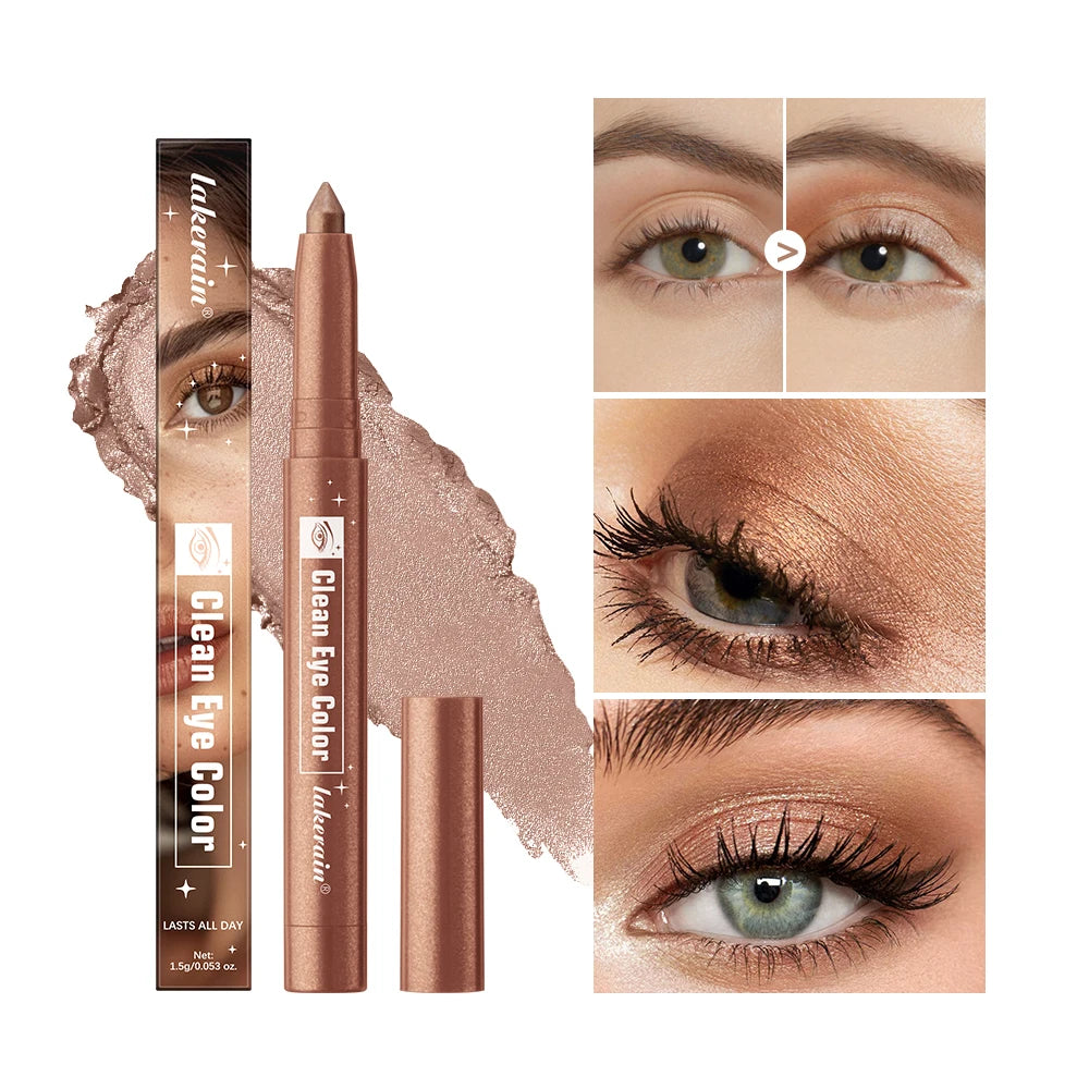 Creamy Eyeshadow Stick for Long-Lasting Shimmer Eye Makeup