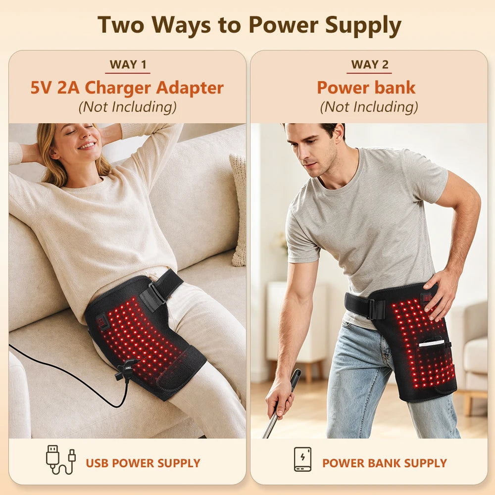 Red Light Therapy Heating Hip Support Brace - 11