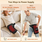 Red Light Therapy Heating Hip Support Brace