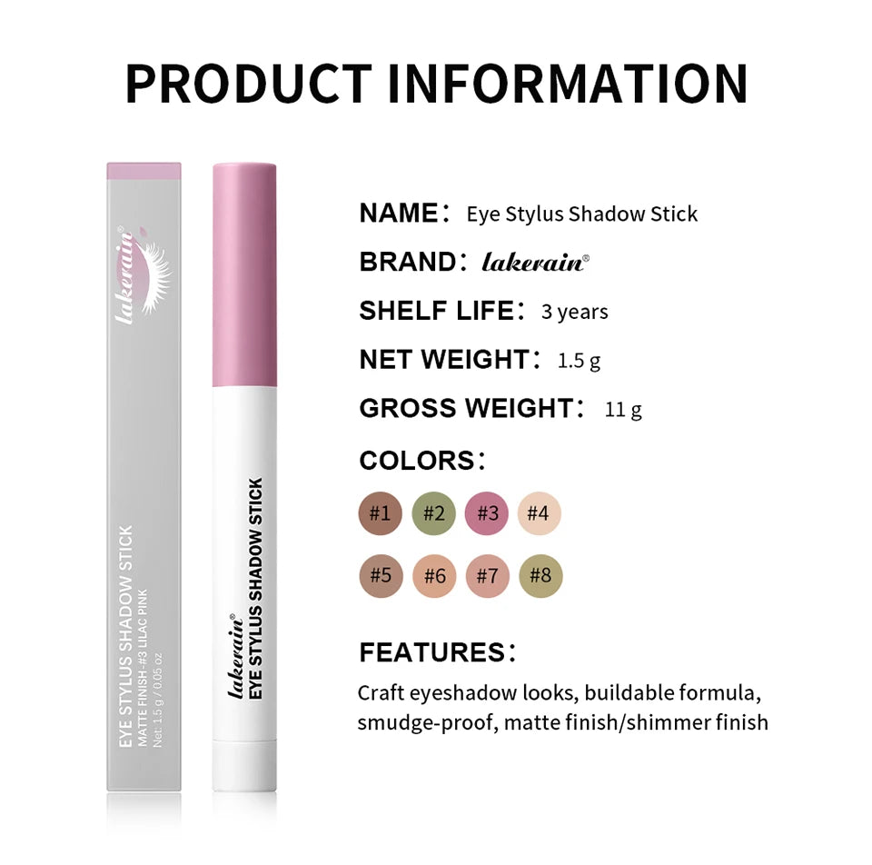 Waterproof Cream Eyeshadow Stick