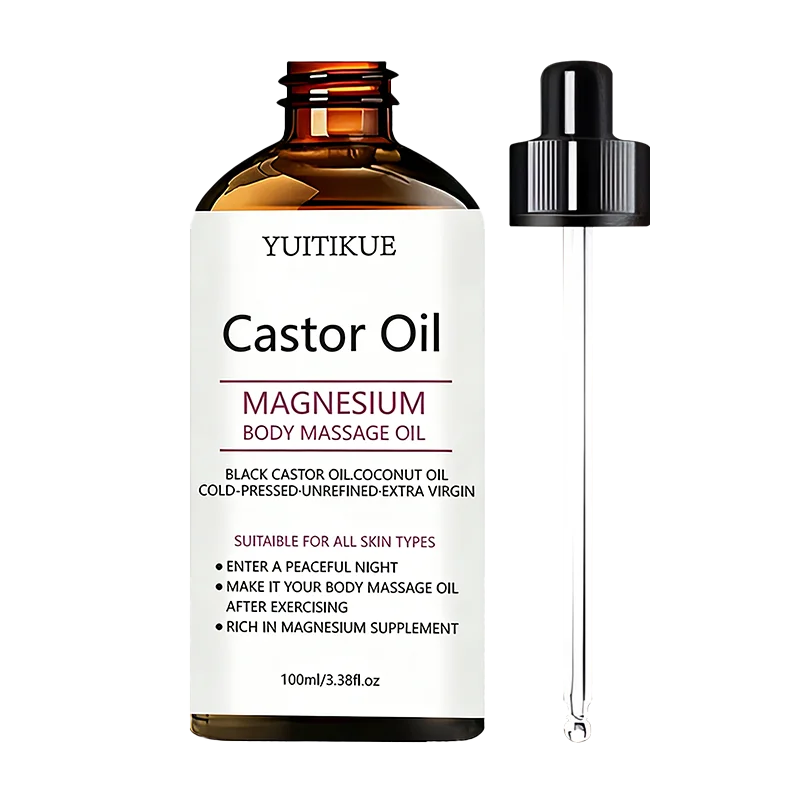 YUITIKUE Magnesium Castor Oil Body Massage Oil 100ml
