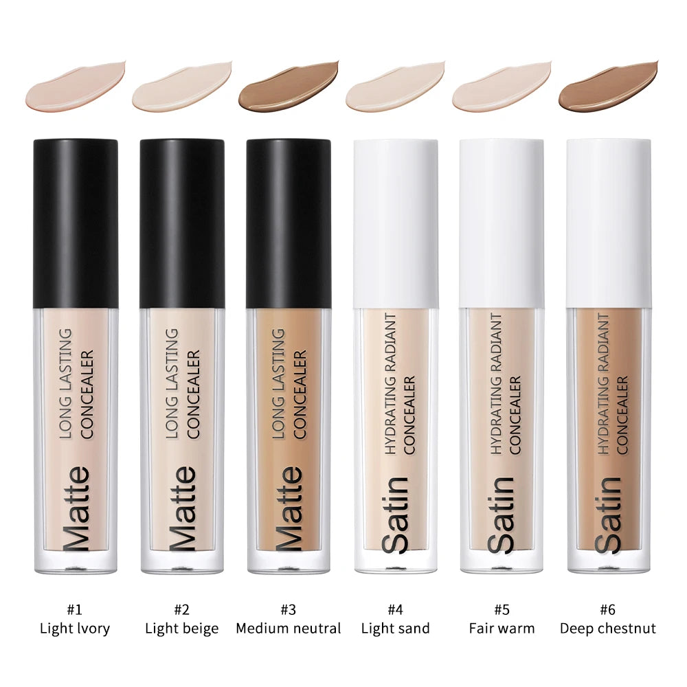 Full Coverage Matte Liquid Concealer for All Skin Types