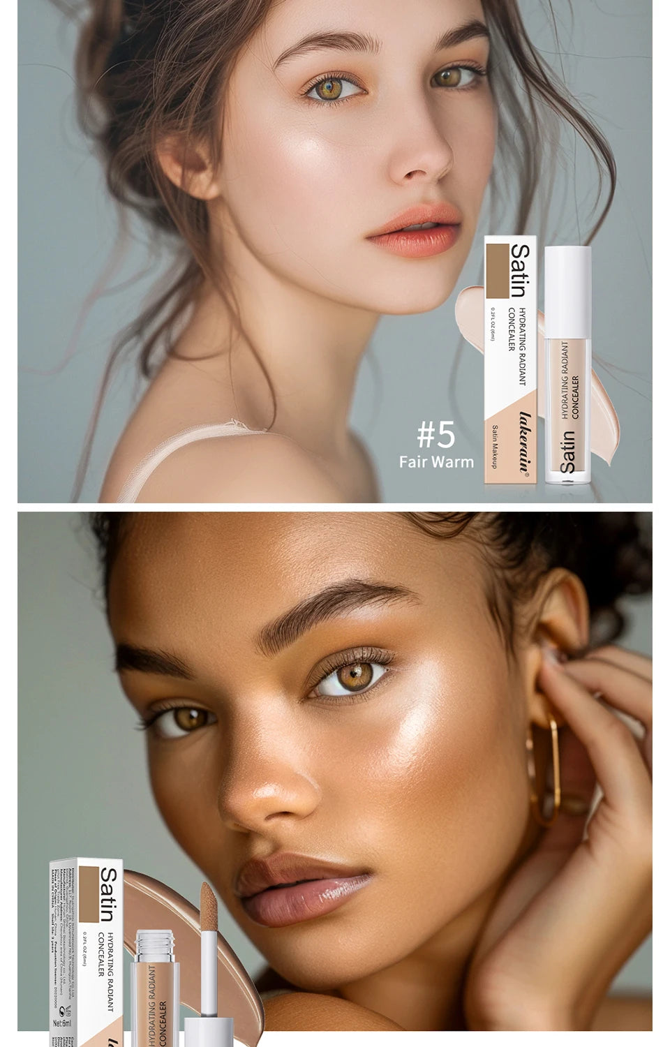 Full Coverage Matte Liquid Concealer for All Skin Types - 9