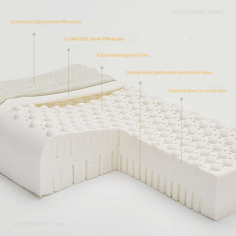 Mijia 8H Natural Latex Pillow Cervical Orthopedic Neck Support Pillow - 2
