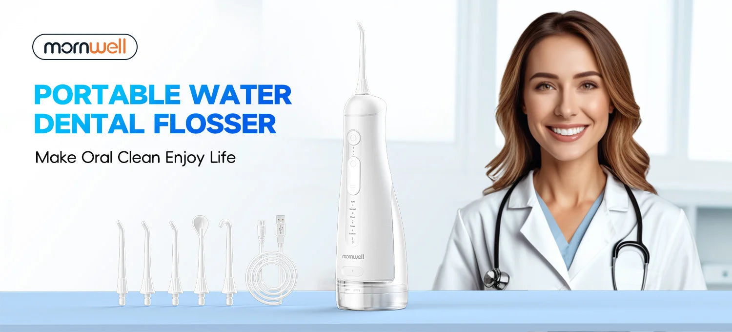 Portable Cordless Water Flosser for Teeth Cleaning - 7
