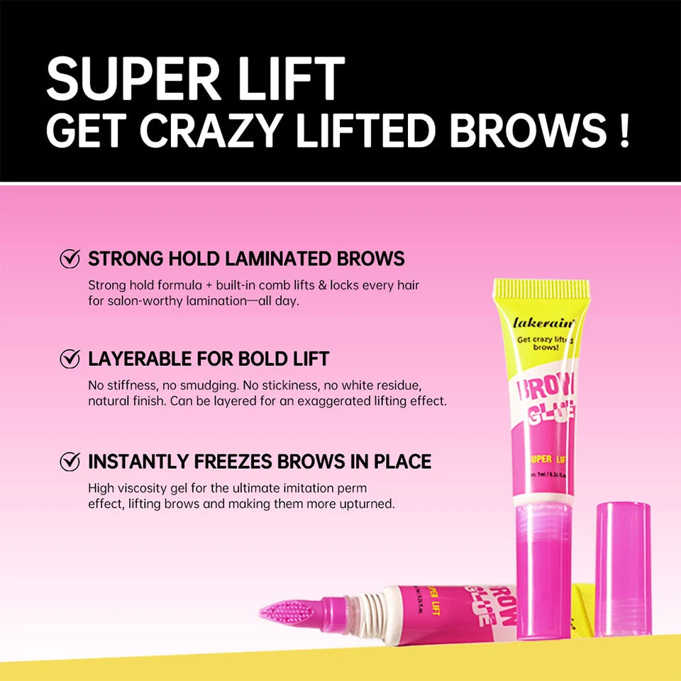 Long-Lasting Brow Lamination Gel for Defined Brows