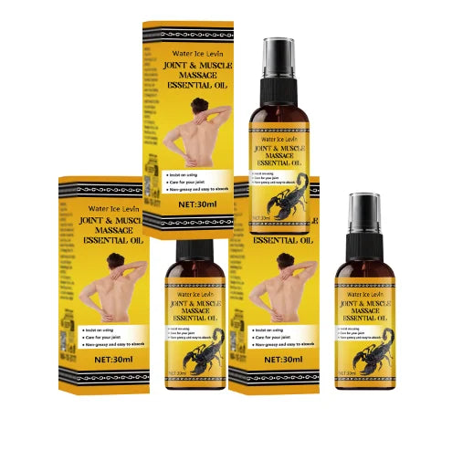 Bee Venom Joint & Muscle Massage Oil - Fast Absorbing Relief Cream - 6