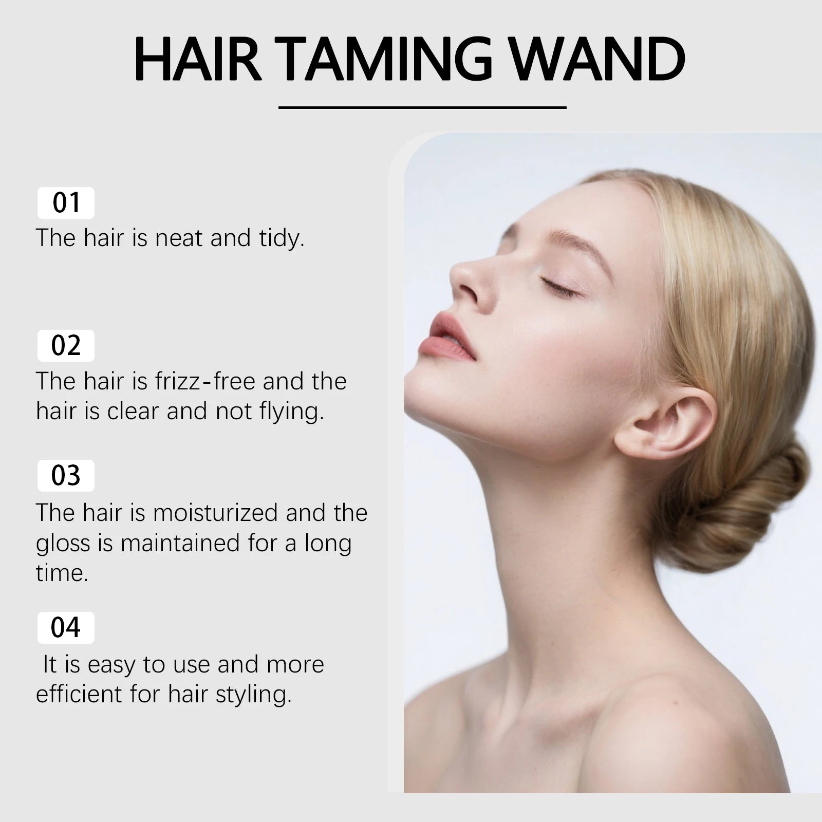 Anti-Frizz Hair Finishing Stick for Sleek Flyaway Control - 5