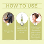 Rosemary Hair Strengthening Spray for Frizz Control and Growth