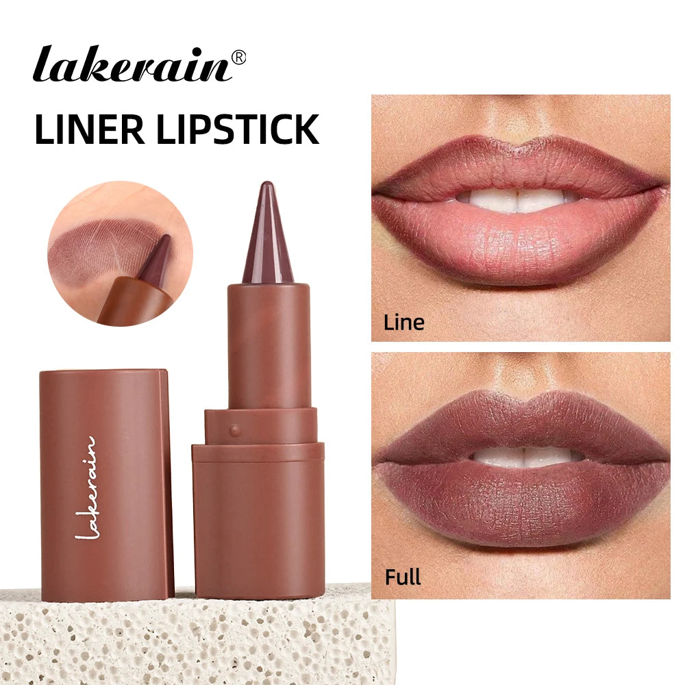 2-in-1 Waterproof Matte Lipstick and Lip Liner