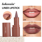 2-in-1 Waterproof Matte Lipstick and Lip Liner