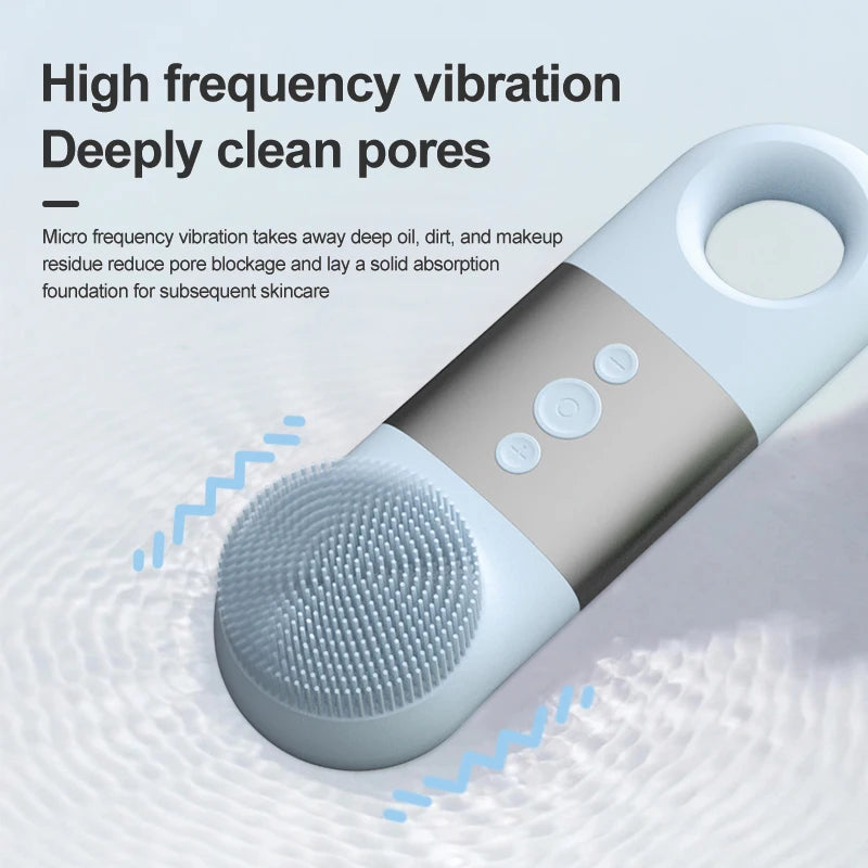 Hot and Cold Silicone Facial Cleansing Brush