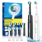 3D Rotating Rechargeable Electric Toothbrush for Adults