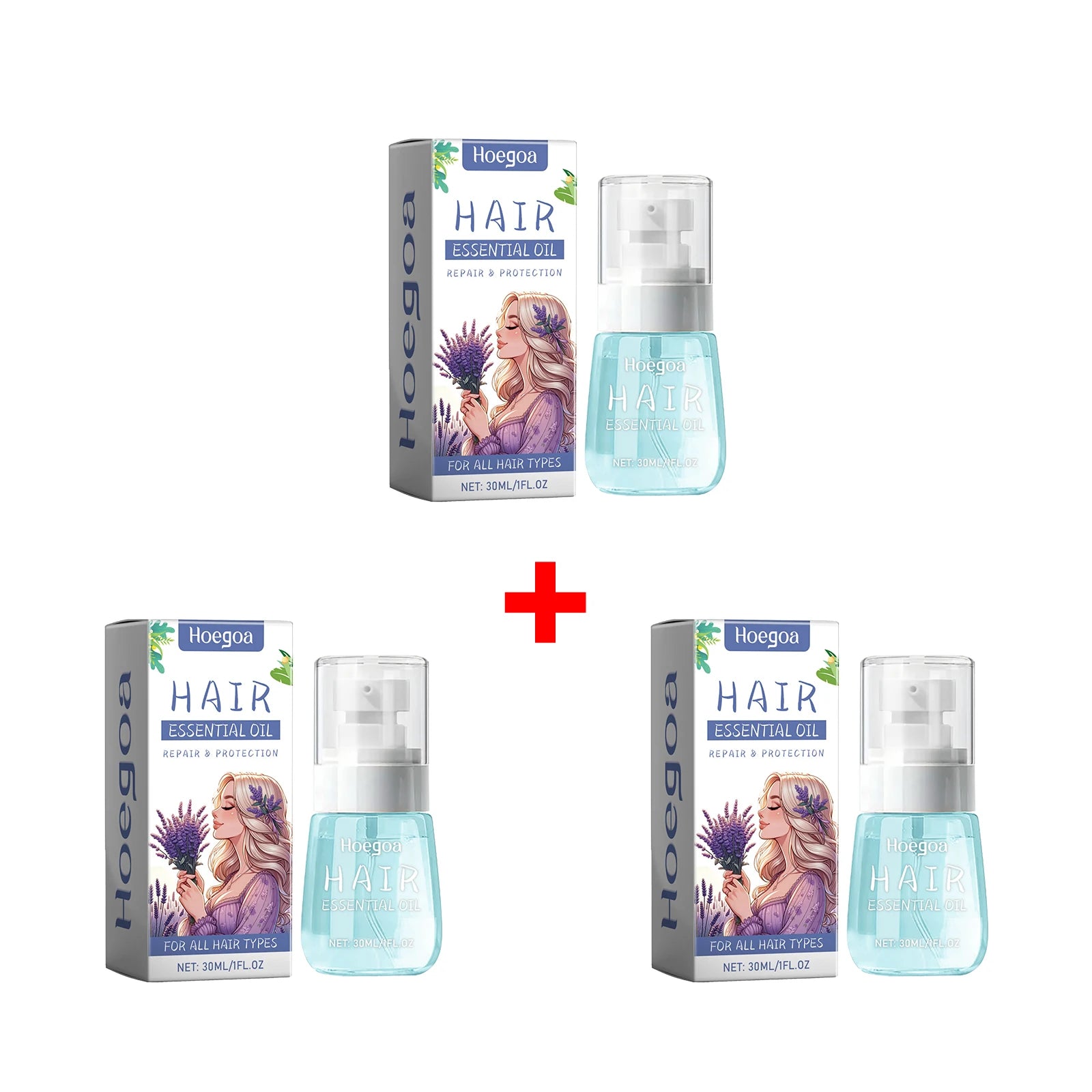 Lavender Hair Repair Oil for Frizz Control and Scalp Nourishment - 11