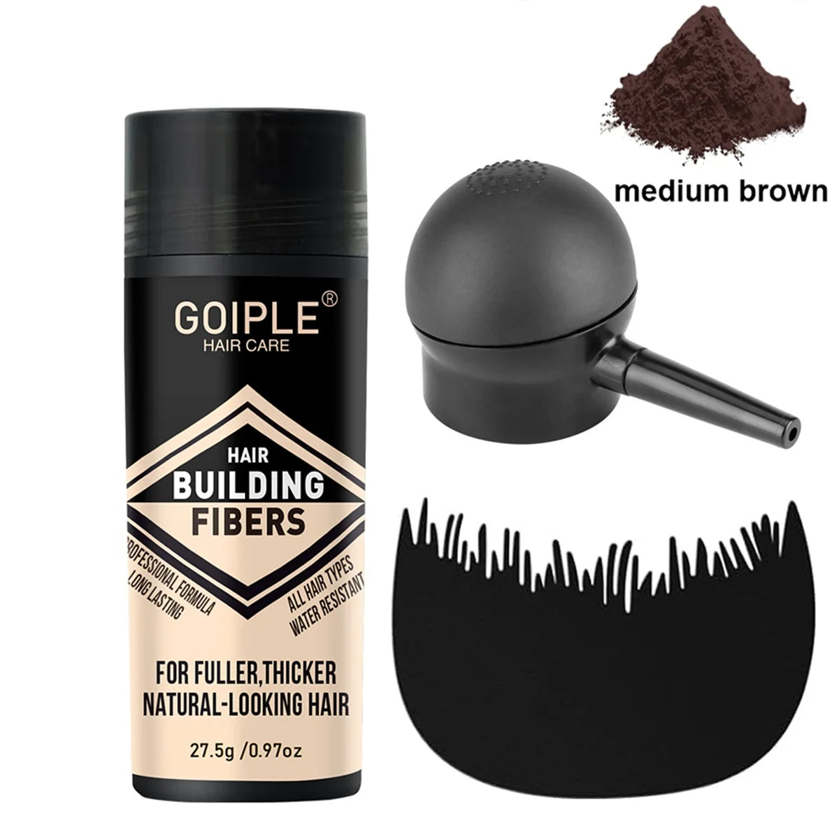 Hair Building Fibers Powder 27.5g for Thickening Thinning Hair