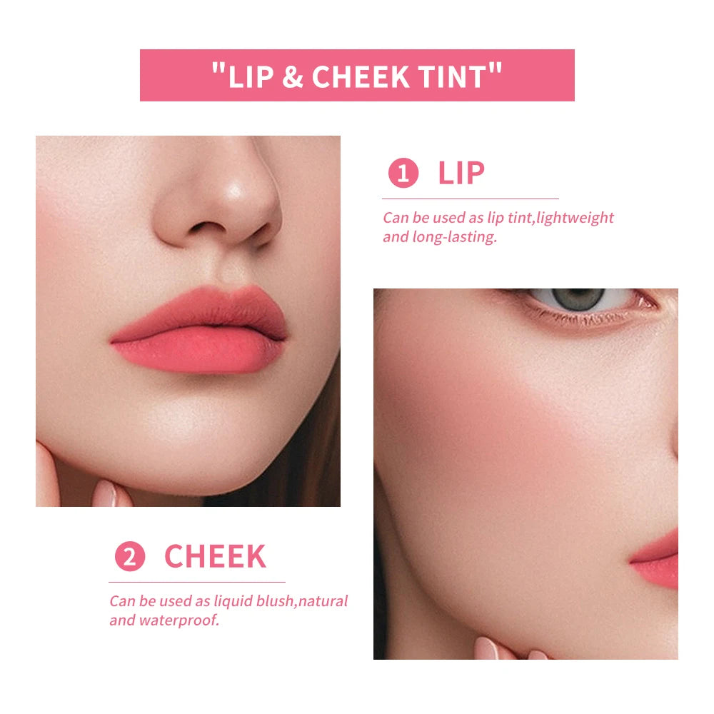 Long-Lasting Waterproof Lip and Cheek Tint - 3