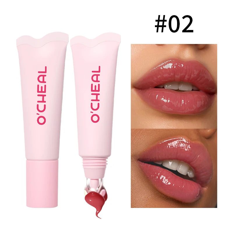 OCheal Crystal Gloss Moisturizing Lip Balm Hydrating Tinted Lip Care