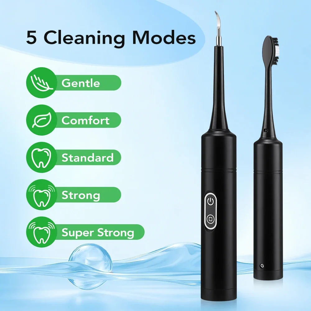 Electric Sonic Teeth Whitening and Plaque Removal Kit