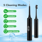 Electric Sonic Teeth Whitening and Plaque Removal Kit