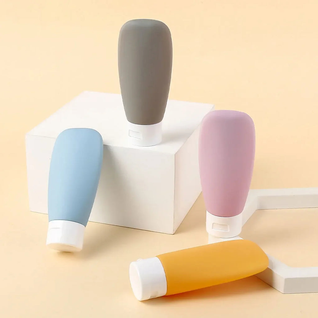 Leak-Proof Silicone Travel Bottles for Toiletries