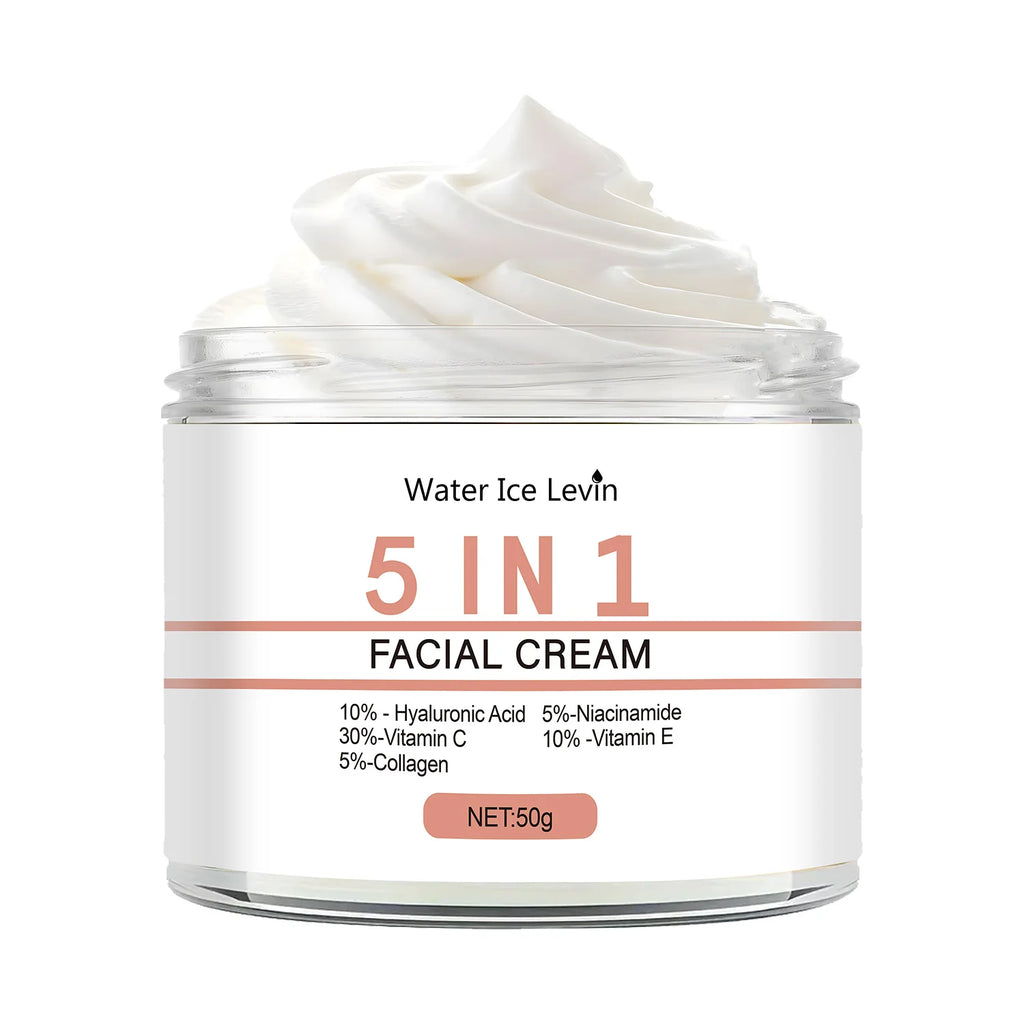 5-in-1 Facial Nourishing Cream Anti-Aging Face Serum and Moisturizer