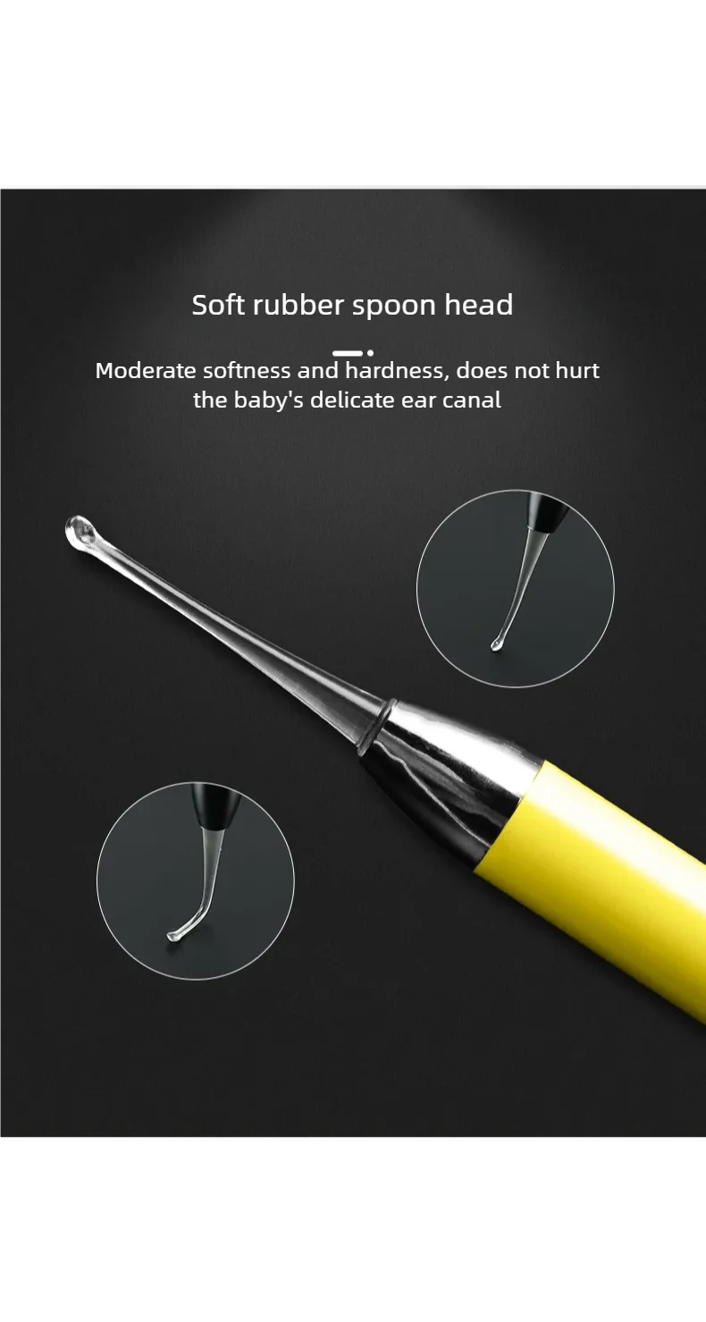 LED Light Ear Wax Removal Tool Kit for Adults and Children
