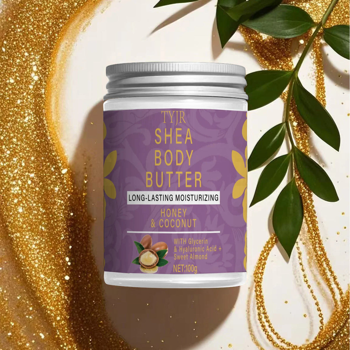 Organic Shea Body Butter Cream Moisturizing Skin Nourishing Treatment