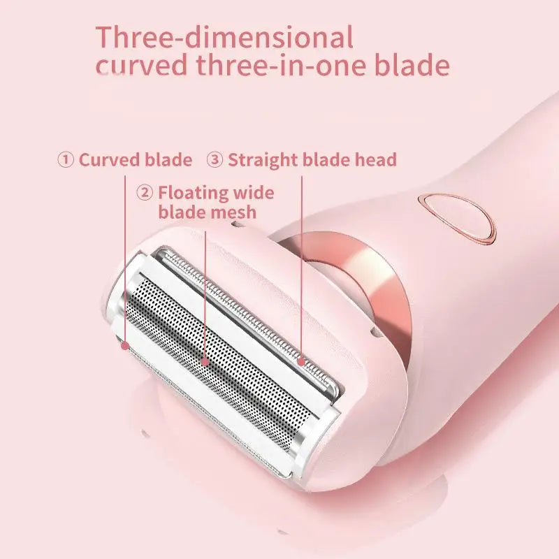 Electric Women's Body Hair Shaver and Bikini Trimmer