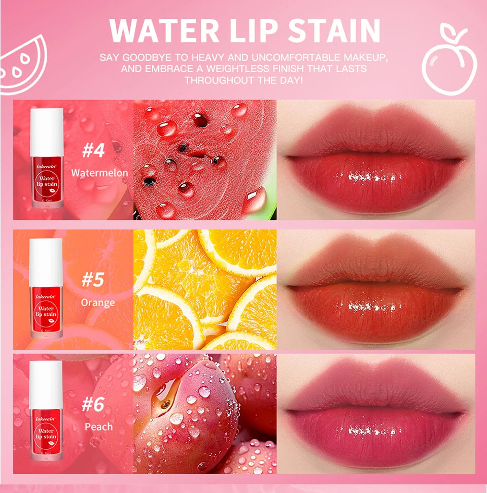 Long-Lasting Waterproof Water Lip Stain and Cheek Tint