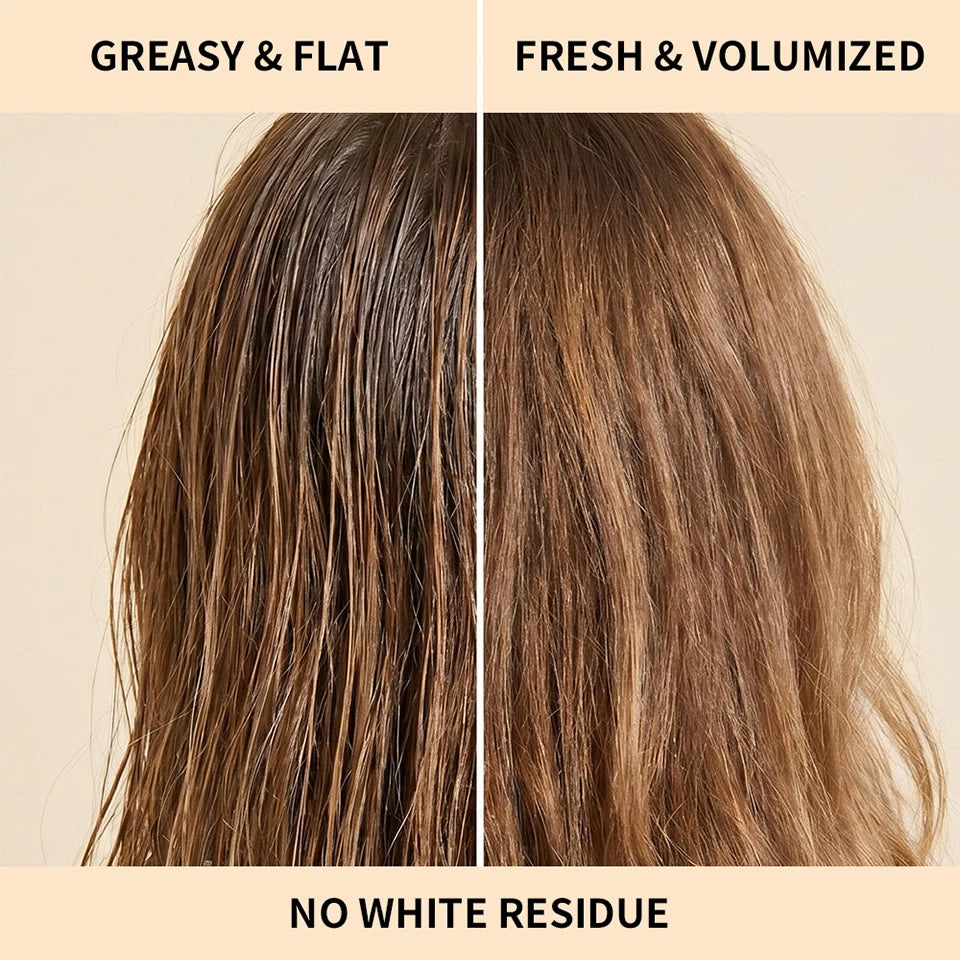 Invisible Dry Shampoo Powder for Volumizing and Oil Control