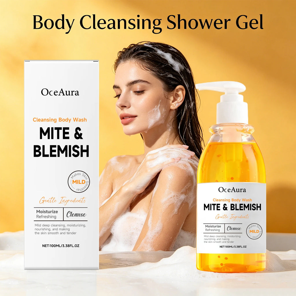 Anti-Mite and Acne Control Body Wash for Oily Skin