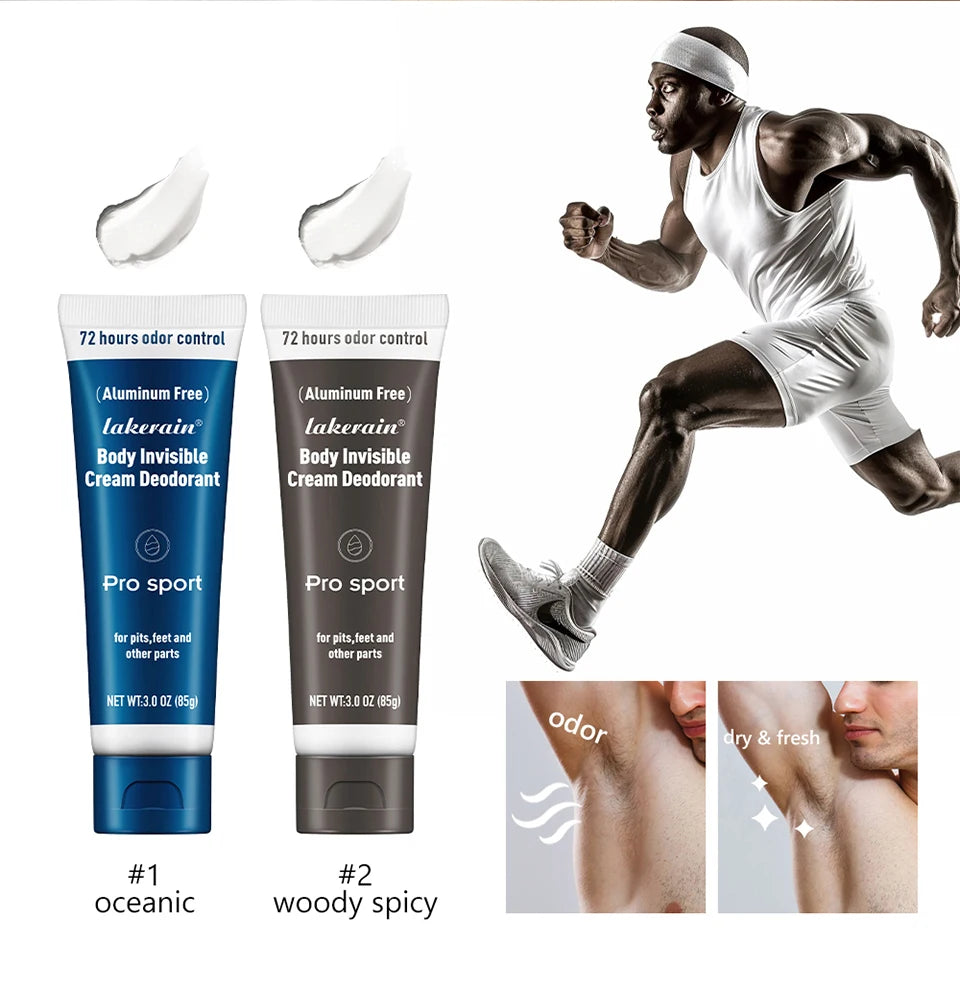 All-Day Invisible Body Deodorant Cream for Odor Control - 12
