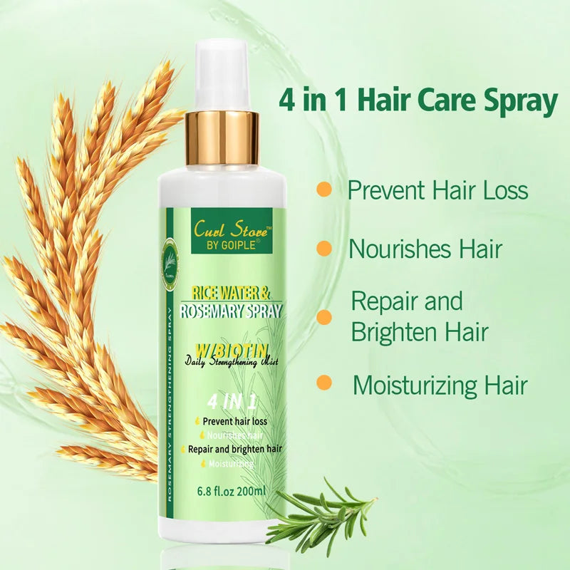 Goiple Rice Water and Rosemary Hair Spray with Biotin for Hair Growth - 3